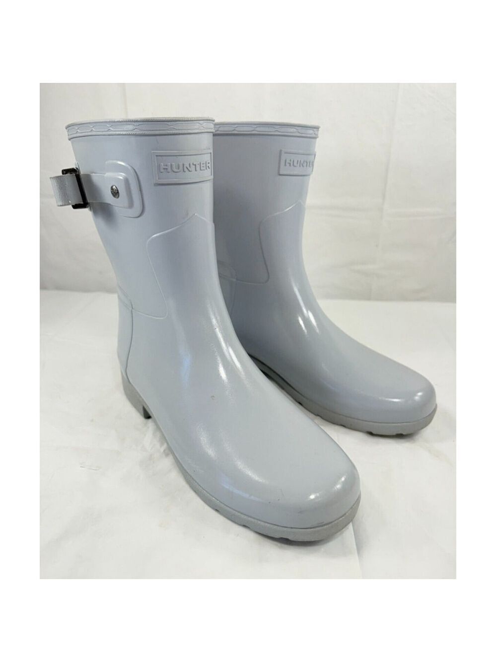 Hunter Original Refined Short Gloss Rubber Rain Boots Women's Size 6